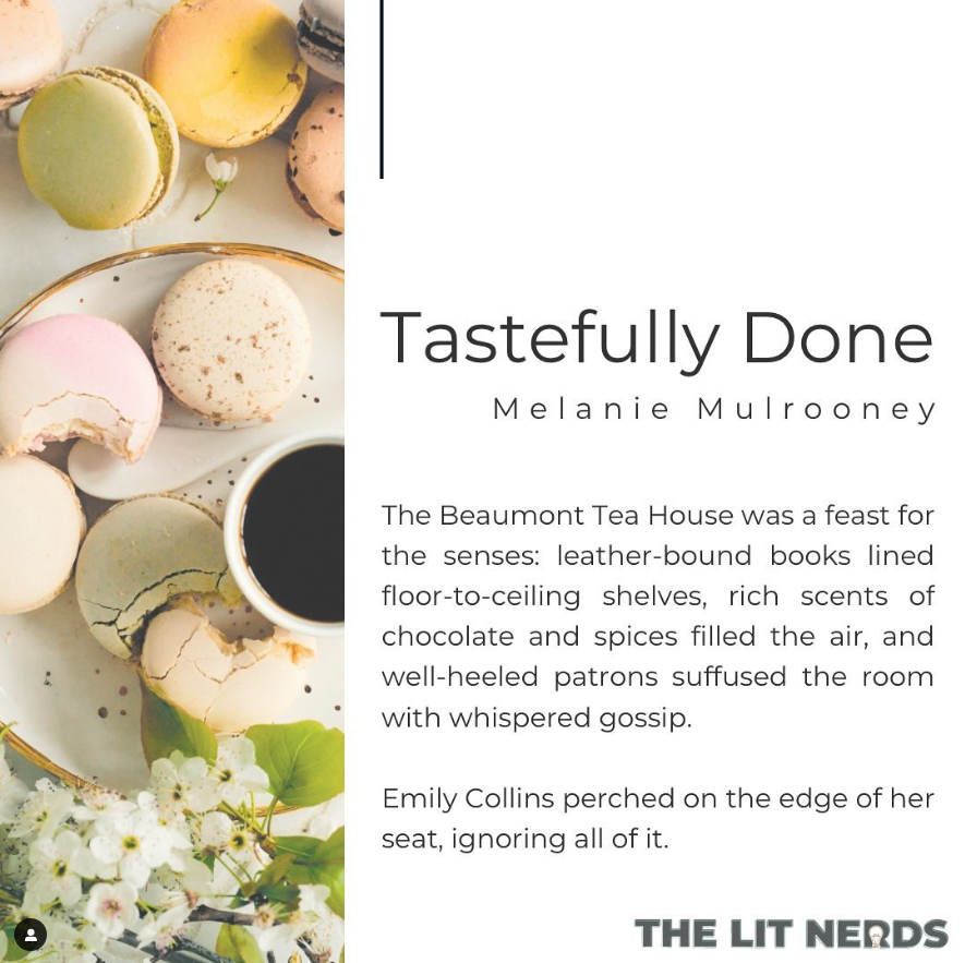 Tastefully Done by Melanie Mulrooney, published at thelitnerds.com